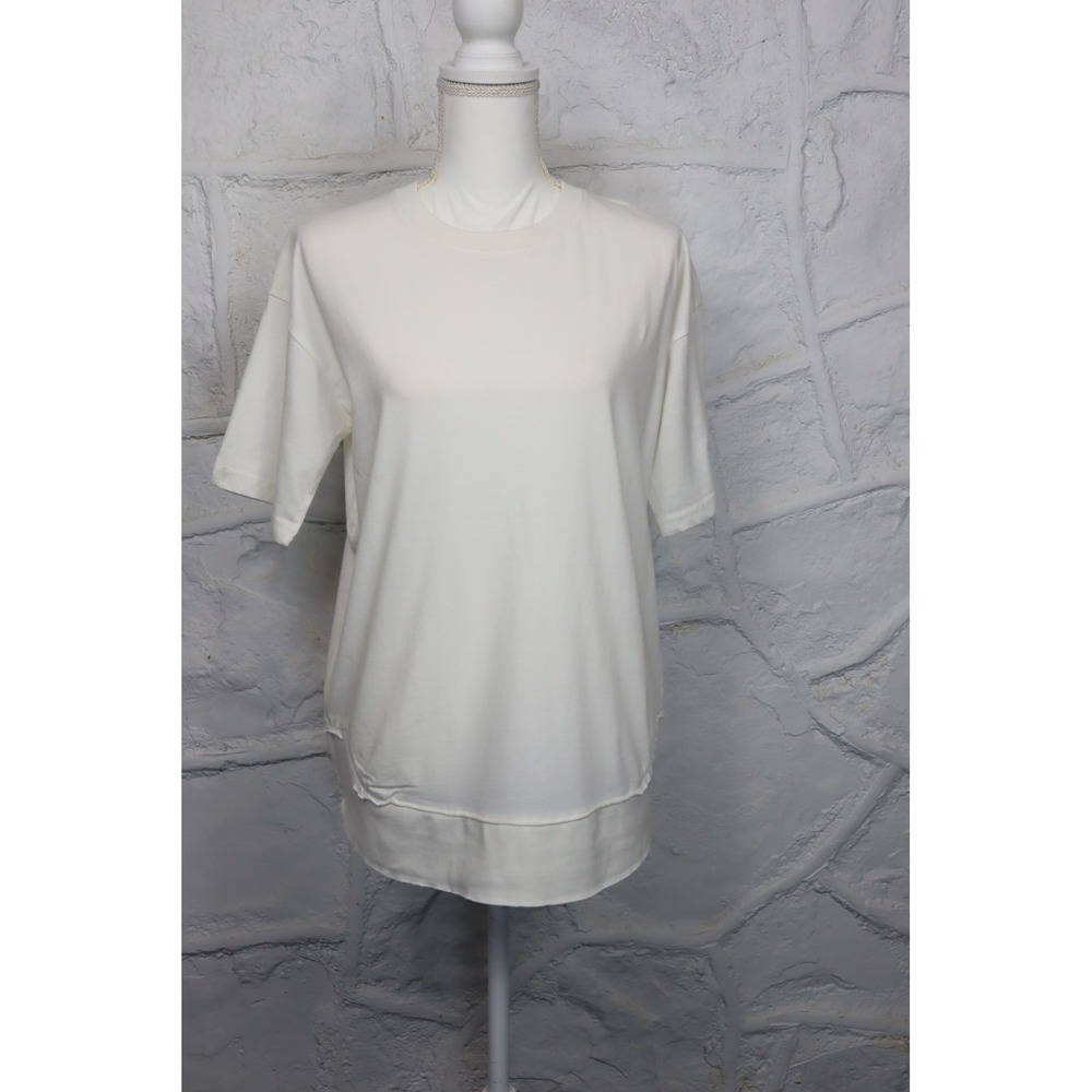 Royce Brand Women's Oversized Vintage Poncho Top - White - Size S